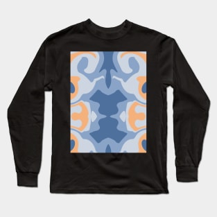 Abstract Liquify Pattern Background Long Sleeve T-Shirt